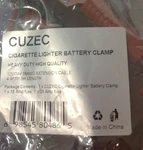 Cuzec /CU10051B/ 12V/ 24V/ Extension Cord/ Plug Socket/ Battery Clamp/ 4.9FT New. Price: $9.54.