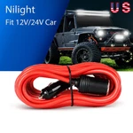 Nilight 14FT Extension Cord Cable Heavy Duty Charger W/ Cigarette Lighter Socket New. Price: $10.99.