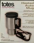 Totes Heated Auto Mug Nib Stainless Steel 12V Splash Proof Handle New. Price: $25.95.