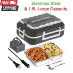 Electric Lunch Box Food Warmer For Car Truck Work - Portable Fast Heat 60W New. Price: $33.43.