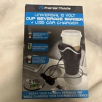 Premier Mobile Universal 12 Volt Cup Beverage Warmer + Usb Car Charger Black New. Price: $20.00.