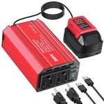 Ecarke 300W Portable Power Inverter Compatible With Milwaukee 18V Battery, Dc 20 New. Price: $49.99.