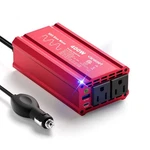 400W Peak Clipped Sine Wave Car Power Inverter Dc 12V To AC(2 Outlets) 110V C.... Price: $57.81.
