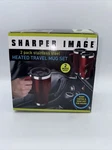 Sharper Image Heated Travel Coffee Mug Stainless Steel 2 Pack No Spill Plug New. Price: $18.99.