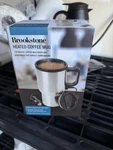 Brookstone Heated Coffee Mug 12V Stainless Travel Cup Car Adapter Used. Price: $14.97.