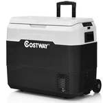 Costway 53 Qt Portable Car Refrigerator -4 50 Dual-zone Cooler White New. Price: $239.99.
