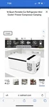 Costway 16 Qt Portable Car Refrigerator Mini Cooler/ Freezer Compressor Camping Open. Price: $150.00.