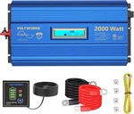 Voltworks 2000WATT Pure Sine Wave Power Inverter 12V Dc To 110V 120V Ac. Price: $175.99.