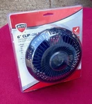 Very Nice New 6 Inch 12 Volt Clip On Auto Fan. Price: $7.00.