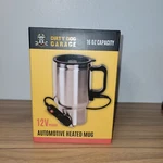 Dirty Dog Garage Silver 12V Car Heated Coffee Travel Mug Steel 16OZ Cup New. Price: $14.99.
