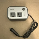 Foval 200W Power Inverter Dc 12V To Ac 110V 10% With Dual Outlets Open. Price: $40.00.