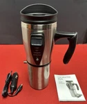 12V Auto Smart Mug 16 Oz Thermal Insulated W/ Car Plug & Led Display Open. Price: $14.99.