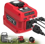 220W Power Inverter Compatible With Milwaukee 18V Battery, Dc To Ac 110V New. Price: $48.56.