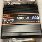 Jarxioke 4000W 12V Pure Sine Inverter 110/120V Ac Usb-c Lcd Remote New. Price: $185.00.