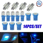 13PCS Blue Interior Led Lights Package Kit Dome Map License Plate Lamp Bulbs New. Price: $11.99.