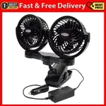 Roadpro RPSC8572 12-VOLT Dual Fan With Mounting Clip, Black, 10X7X12 New. Price: $48.99.