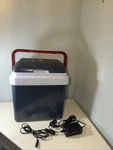 Koolatron 12V Fun Travel Electric Cooler Ice Chest Car & Wall Cords Works Used. Price: $39.99.