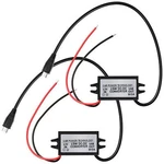 Pieces Dc-dc Buck Converter Module 12V To 5V Micro Usb Power Adapter Black New. Price: $17.08.