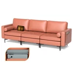 Costway Modular 3-SEAT Sofa Couch W/ Side Storage Pocket & Socket Usb Ports New. Price: $276.99.