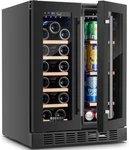 24 Inch Wine Beverage Refrigerator Free Standing. Dual Zone Stainless Steel New. Price: $1083.99.