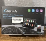 Carpuride W905, 9" Portable Wireless Carplay & Android Auto Radio Receiver Open. Price: $109.99.