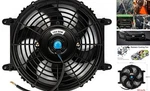 10-INCH Universal Slim Electric Radiator Cooling Fan Kit 12V Black New. Price: $40.07.