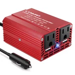 Power Inverter, Lvyuan 12V Dc To 110V Ac Car Plug 150W, Red New. Price: $22.99.