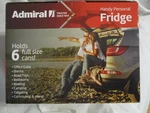 Admiral 0.14 Cu. Ft. Handy Personal Mini Fridge Warmer Black Ac/dc Power New. Price: $24.99.