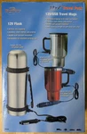 Koolatron Usb Travel Pack Electric Heated Mug/thermos/flask KMA-12V3X Open. Price: $117.99.