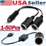 Dual Car Cigarette Lighter Splitter Charger Lot Socket Adapter 12V Auto Outlet New. Price: $194.62.