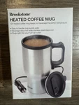 Heated Coffee Mug Cup Car Auto Power Brookstone New. Price: $19.97.