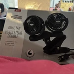 Roadpro RPSC8572 Accessory Cabin Dual Fan, 12 V, With Mounting Clip, New. Price: $19.94.