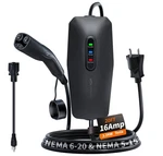 Level 1/2 Tesla Charger 16AMP, Electric Vehicle Portable With 20FT Ca... New. Price: $210.76.