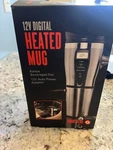Smart Gear 12V Digital Steel Travel Heated Mug Coffee Open. Price: $14.99.