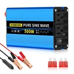 Sunwheel 500W Pure Sine Wave Inverter, 12V Dc To 110V/120V Ac Car Power Inver.... Price: $65.04.