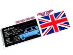 Custom Stickers For 10242 Mini Cooper Toys Models Etc - Very Cool! New. Price: $6.58.
