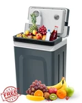 Subsun 27 Quart Electric Cooler Warmer 12V 110V Portable Fridge Grey New. Price: $174.99.