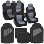 Bdk Polypro Black & Grey Car Seat Covers Full Set With Motor-trend Flextough ... New. Price: $95.07.