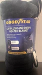 Goodyear 12V Plush And Sherpa Heated Blanket, New. Price: $14.99.