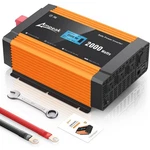 Ampeak 2000W Power Inverter 6.2A Dual Usb Ports 3AC Outlets Stable Voltage Ou... New. Price: $231.36.