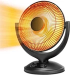 Radiant Electric Space Heater With Thermostat And Timer, 800W/400W Portable Dish Open. Price: $139.99.