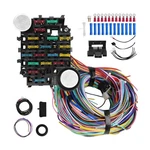 21 Circuit Wiring Harness Kit, Extra Long Wire, 17 Fuses New. Price: $88.26.