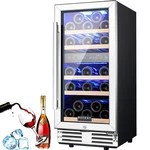 Bodega 15 Wine Cooler, 30 Bottle Dual Zone Fridge With Double-layer Gla... New. Price: $724.44.