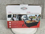 Roadpro 12 V Portable Roaster Model RPSC200 W/ Box & Manual Black Tested/works Open. Price: $71.99.