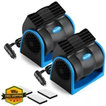 Tujoe 2X 12V Car Fan Mini Speed Silent Air Cooler Cigarette Plug New. Price: $52.99.
