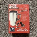 Totes Heated Auto Mug, Fill Up & Sip, 16 Oz, Stainless Steel 12DC Adapter - New. Price: $14.99.