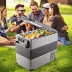 58 Quart Portable Refrigerator 12V Dual Zone Compressor Fridge For Car, Rv New. Price: $241.99.