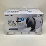 New Night Owl 2K Wired Security System 8 Cameras 12CH Dvr 1TB 2-WAY Audio. Price: $292.99.