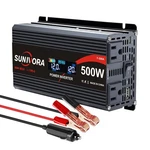 500 Watt Car Power Inverter 12V Dc To 110V/120V Ac Converter 1000W Peak With ... New. Price: $63.41.