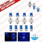 Blue Led Lights Interior Package Kit For Dome License Plate Lamp Bulbs 13PC New. Price: $9.71.